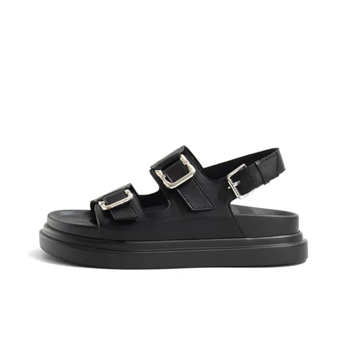 Old Meow Everyday Outerwear Beach Sandals 4.5cm Women's Black