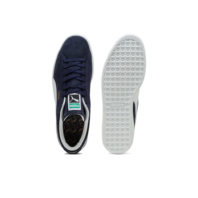 PUMA Suede Slip Resistant Low Top Skateboard Shoes Unisex Navy Blue-3