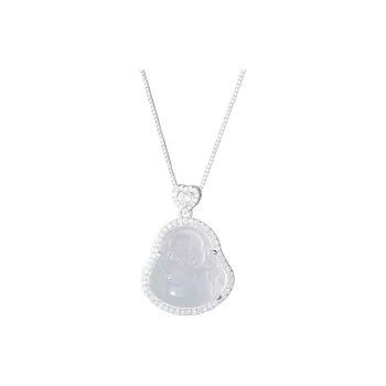 Liuzhen Hall Chalcedony Jade Necklaces Women's