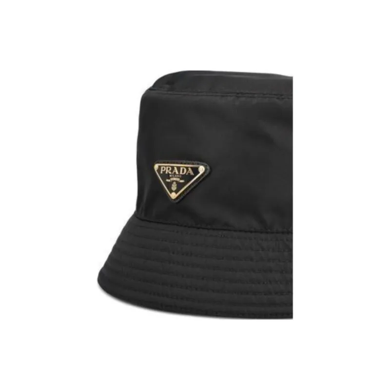 PRADA Recycled Nylon Bucket Hats Women's Black-2