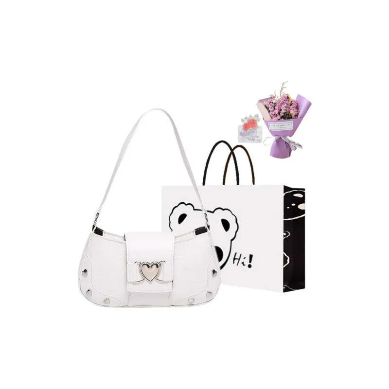 NX DOUGHNUT PU Shoulder Bag Women's White-24