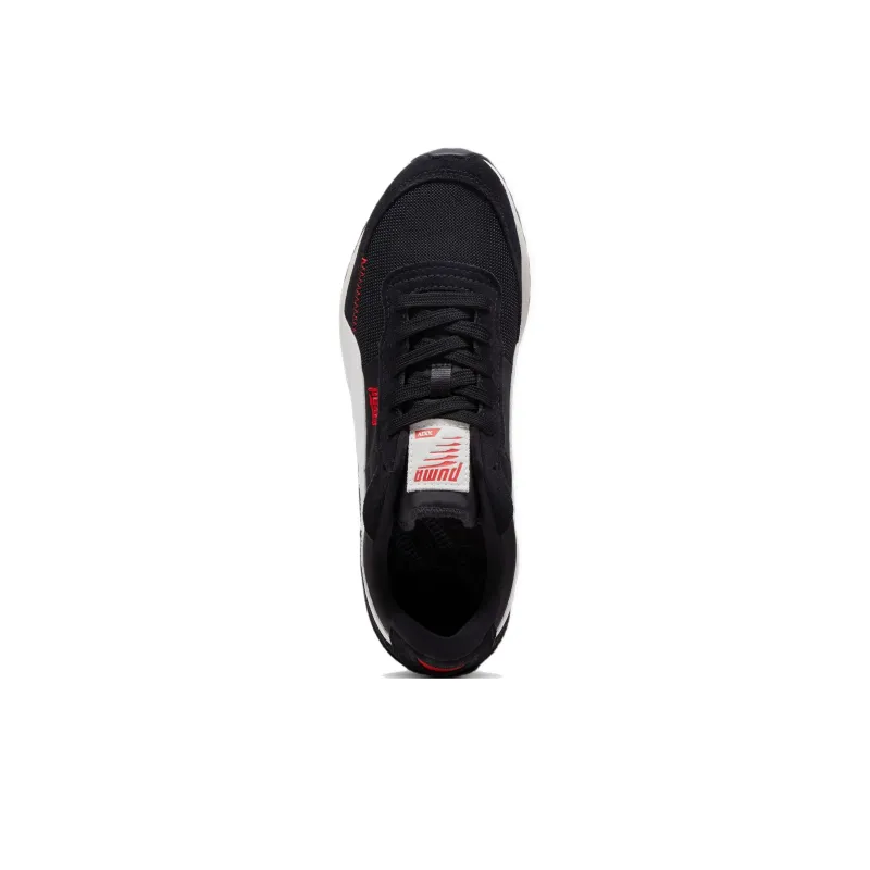 PUMA Road Rider Anti Slip Wear Resistant Low Top Casual Shoes Unisex Black White-3