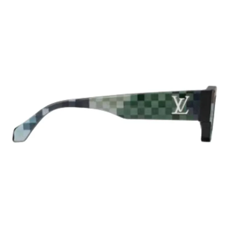 LOUIS VUITTON Acetate Metal Square Sunglasses Men's Multicolor-2