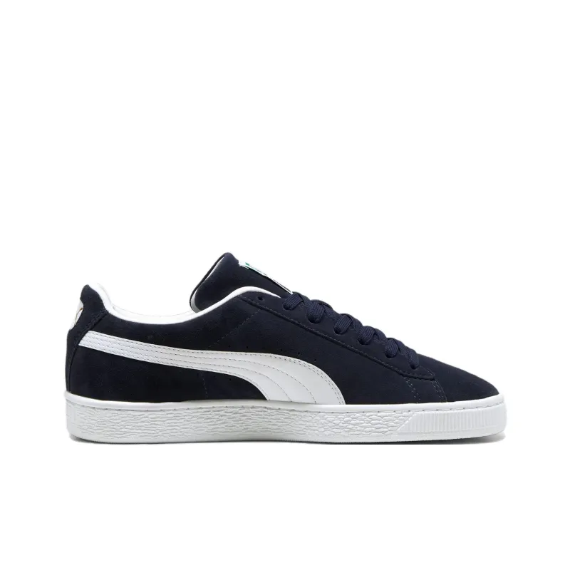 PUMA Suede Slip Resistant Low Top Skateboard Shoes Unisex Navy Blue-1