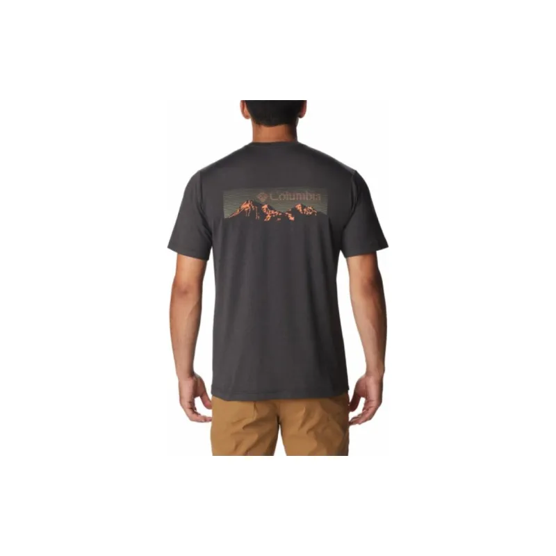 Columbia Tech Trail T-Shirt Men's Dark Gray-1