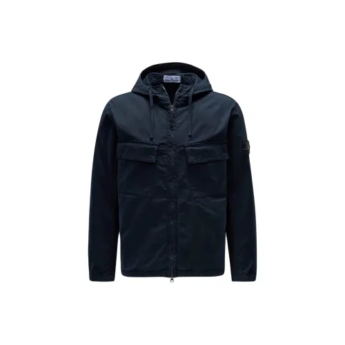 STONE ISLAND Jackets Men Dark Blue