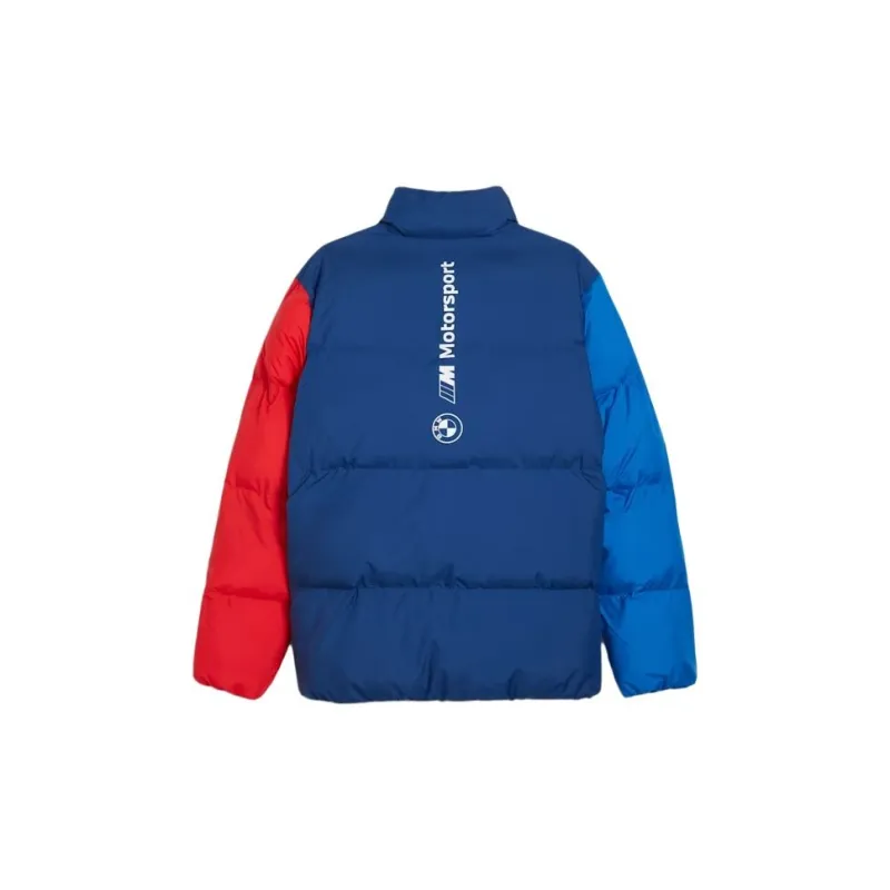 PUMA BMW M Motorsport SS24 ESS+ Puffer Jacket Jackets Coats Men's Blue-1