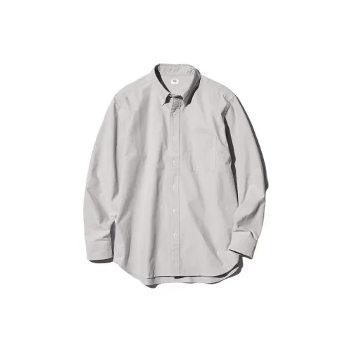 UNIQLO Shirts Unisex Lead Gray