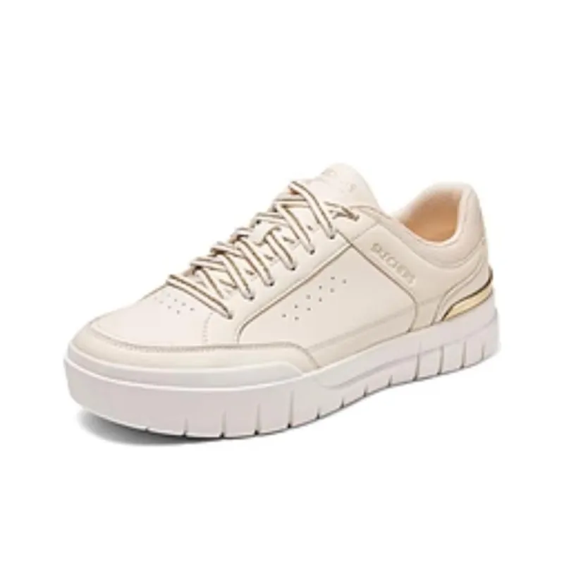 Skechers Court Classics Lightweight And Breathable Low Top Skateboard Shoes Women's Peach-2