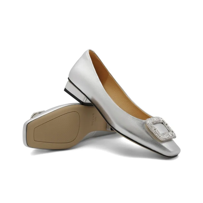 BELLE Women's Casual Shoes Women's Apricot/Silver/Black-10