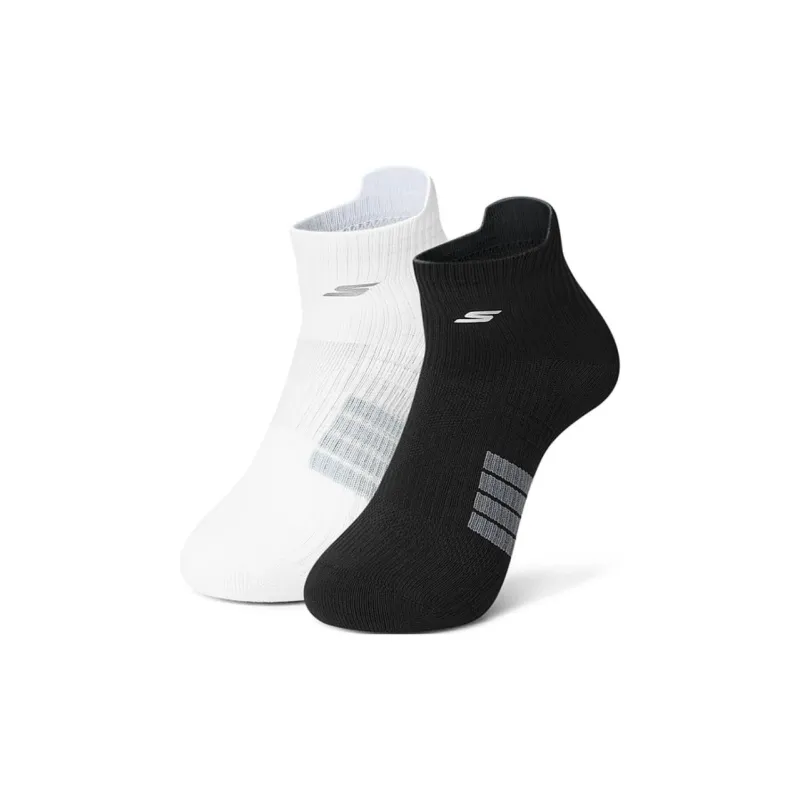Skechers Ankle Socks Unisex 2 Pack White/bay Horse.-0