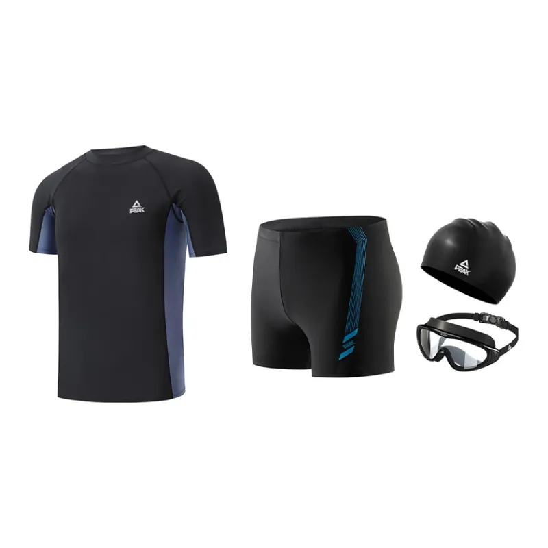 PEAK Swimming Sets Polyester Spandex Polyamide Hot Spring Men's-4
