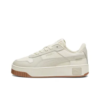 PUMA Carina Street Anti Slip Wear Resistant Low Top Skateboard Shoes Women's Beige