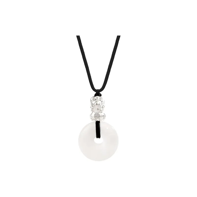 HAPPY ELF Chalcedony Jade Necklaces Unisex-0