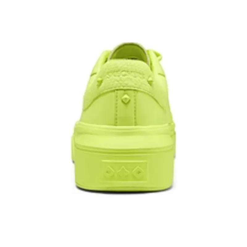 Skechers Court Classics Lightweight And Breathable Low Top Skateboard Shoes Women's Lemon-5