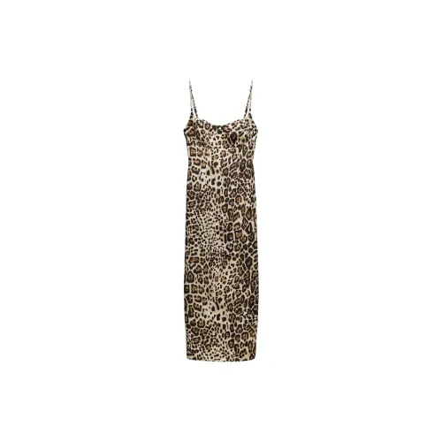 ZARA Slip Dresses Women's Leopard