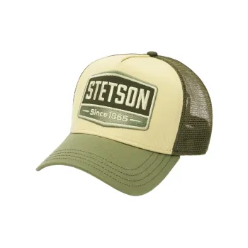 STETSON Polyester Mesh Cotton Baseball Caps Unisex Green