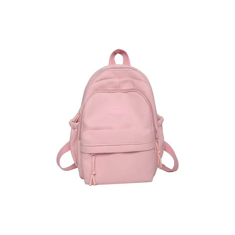 Cwatcun Nylon Backpack Regular Women's White/Pink/Black/Yellow/Green-5