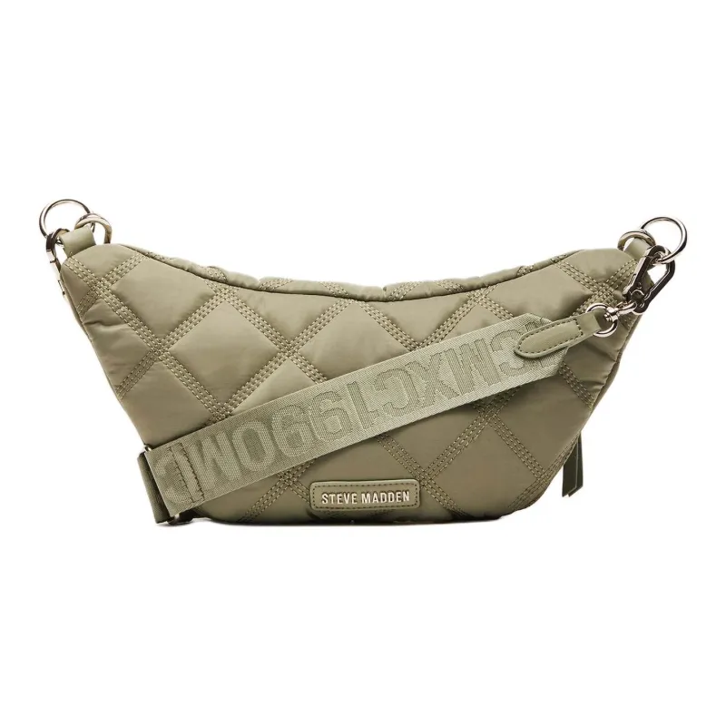 STEVE MADDEN Synthetic Material Crossbody Bag Shoulder Bag Women's Gray Sage Green-2