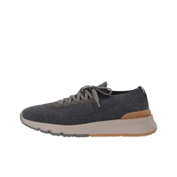 Brunello Cucinelli Knitted Low Top Sneakers