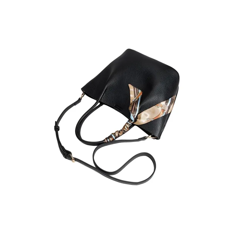 TTaG．baG PU Shoulder Bag Regular Women's Black-3