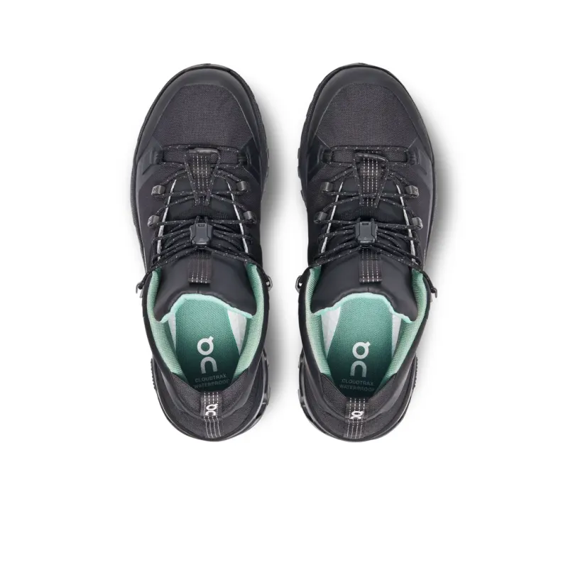 On Women's Cloudtrax Waterproof 'Black' Women's-3