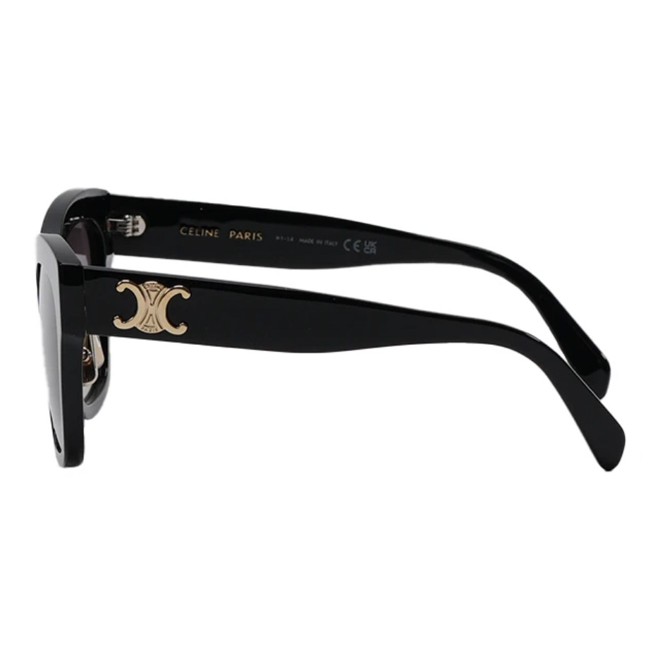 【送料&関税込】Celine Irregular Frame Sunglasses CELINE Acetate Irregular Shape Sunglasses Unisex Black - POIZON