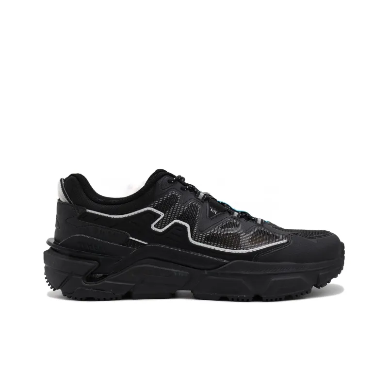 361° Wear Resistant Low Top Casual Shoes Men's Black-1