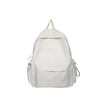 Cwatcun Nylon Backpack Unisex White/Red/Blue/Black
