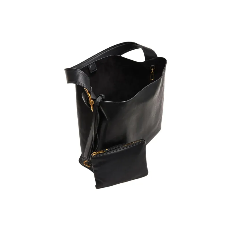 STEVE MADDEN Synthetic Material Tote Bag Shopping Bag Handbag Shoulder Bag Women's Black-3
