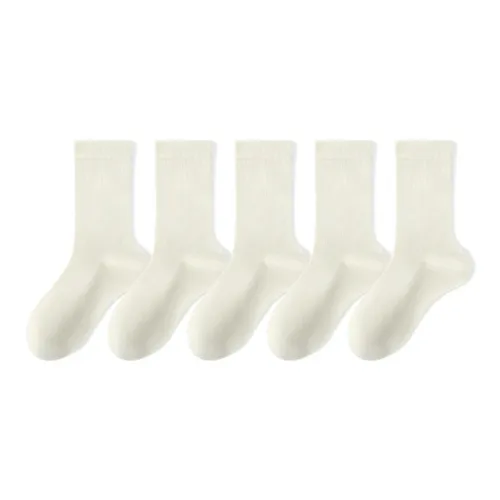 Moremoli Mid Calf Socks Unisex 5 Pack