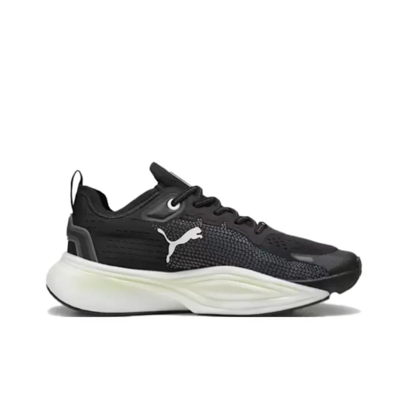 PUMA Pwr Nitro Anti Slip Wear Resistant Low Top Training Shoes Unisex Black White-1