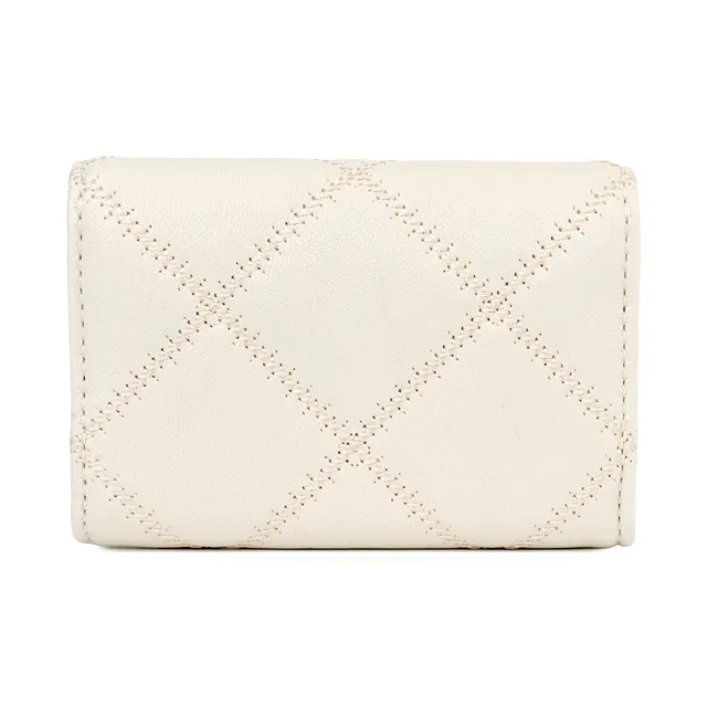 TORY BURCH TB Willa Leather Card Holder Women's Cream-2