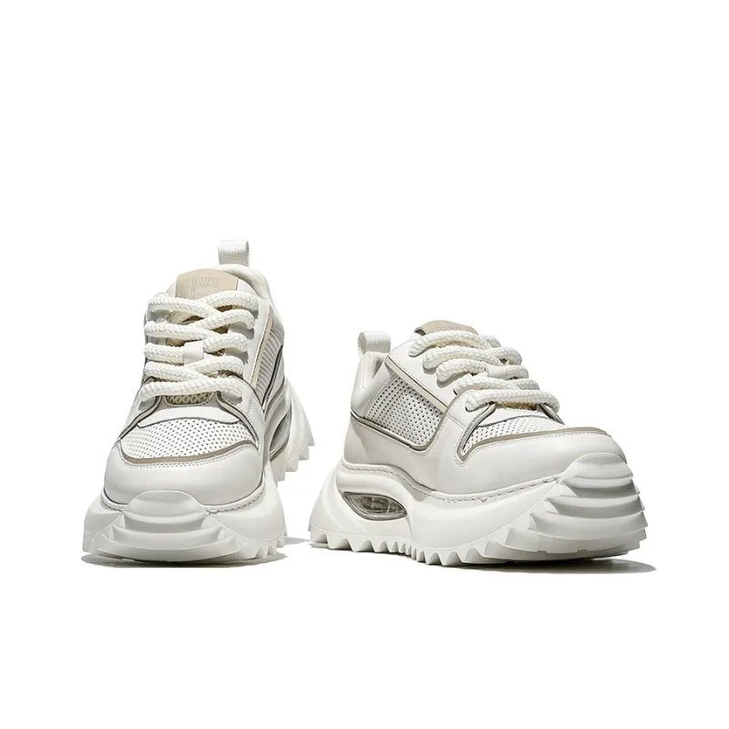 JANE HARLOW Breathable Lightweight Height Increasing Low Top Chunky Sneakers Unisex-8