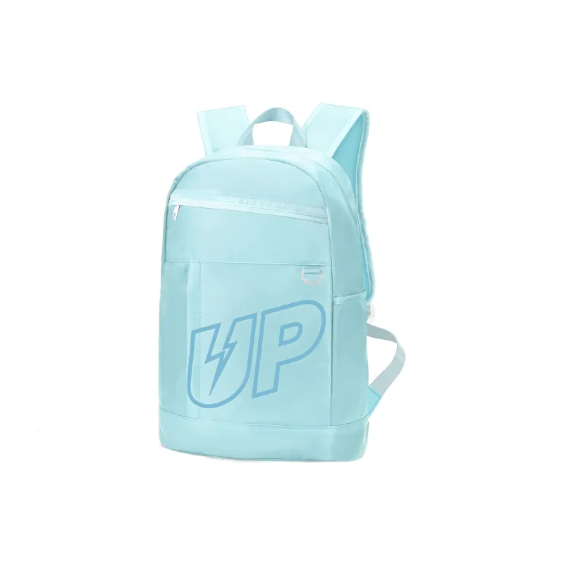 TURN UP Polyester Students Backpack Regular Unisex Light Blue-1