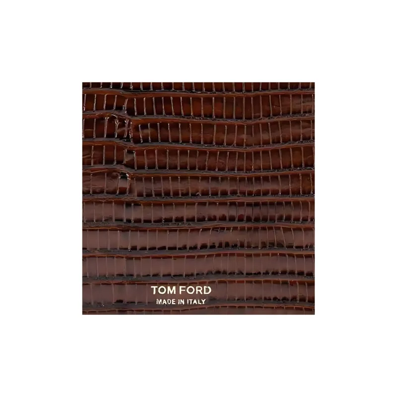 TOM FORD Leather Wallets Card Holders Men's Brown-4