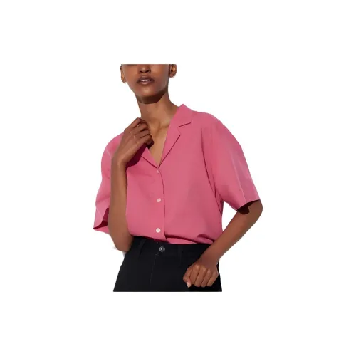 UNIQLO Shirts Women's Peach Pink