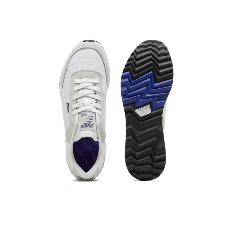 PUMA Road Rider Anti Slip Wear Resistant Low Top Casual Shoes Unisex White Gray-3