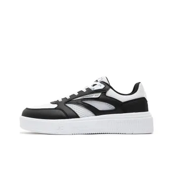 361° Anti-Slip Wear-Resistant Low-Top Skateboard Shoes Women's Black White