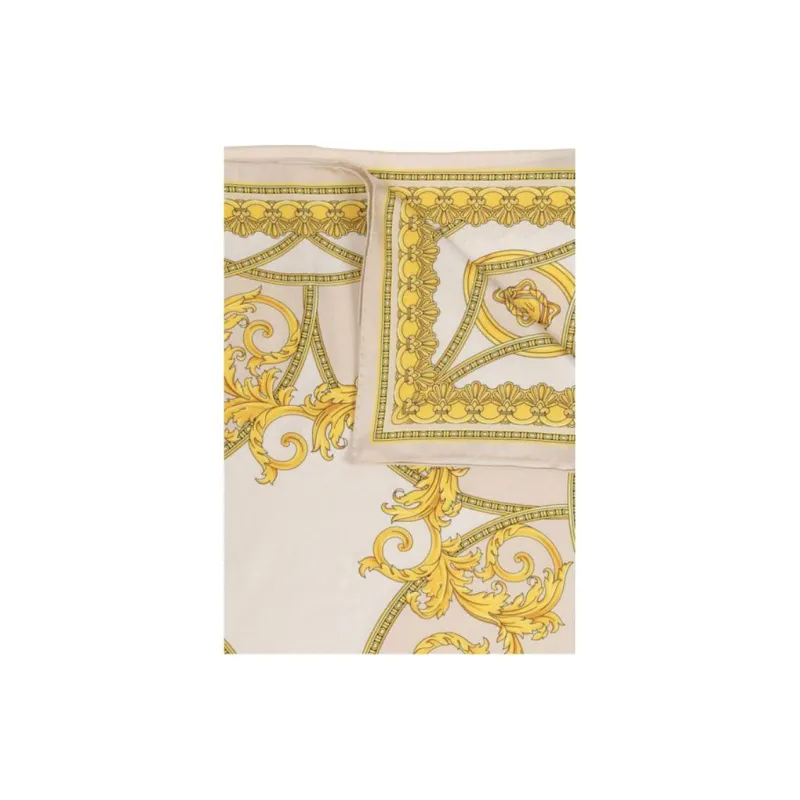 VERSACE La Coupe Des Dieux Logo Printed Foulard-1