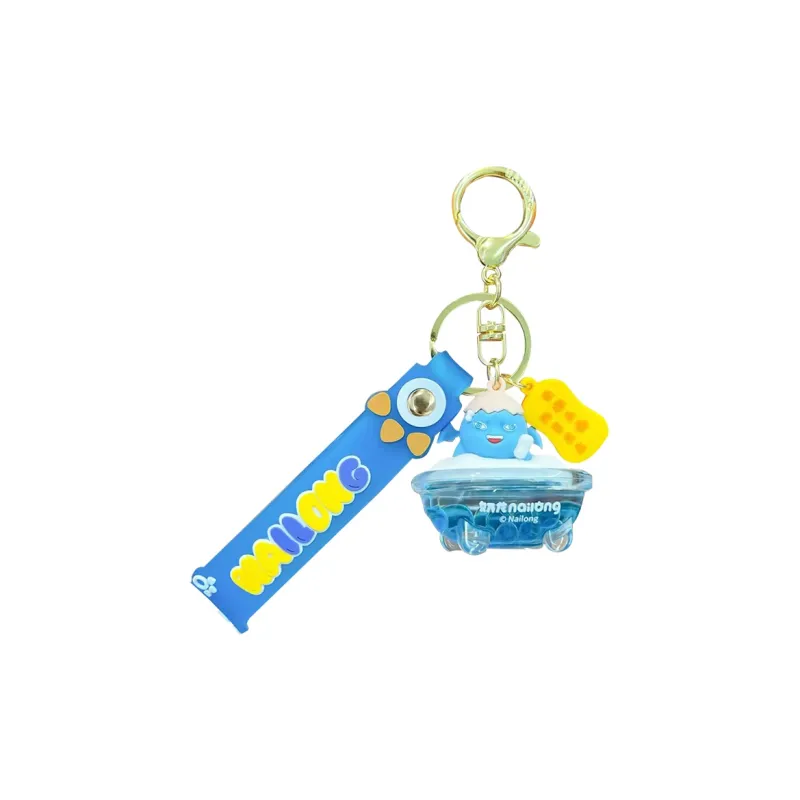 Baimao Acrylic+PVC+Metal Keychains Unisex-2