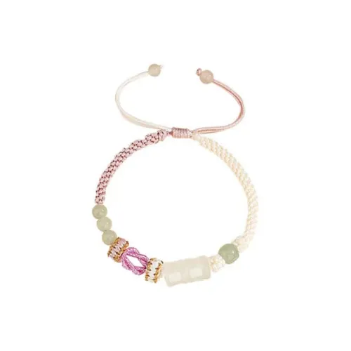 LUXLINE Natural Chalcedony Jade Bracelets Unisex