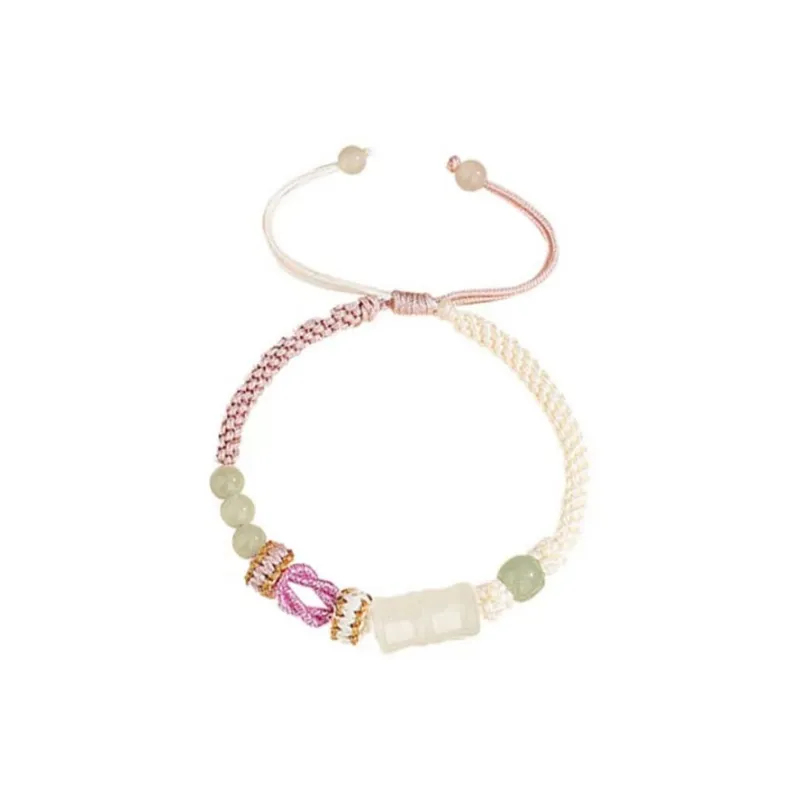 LUXLINE Natural Chalcedony Jade Bracelets Unisex-0