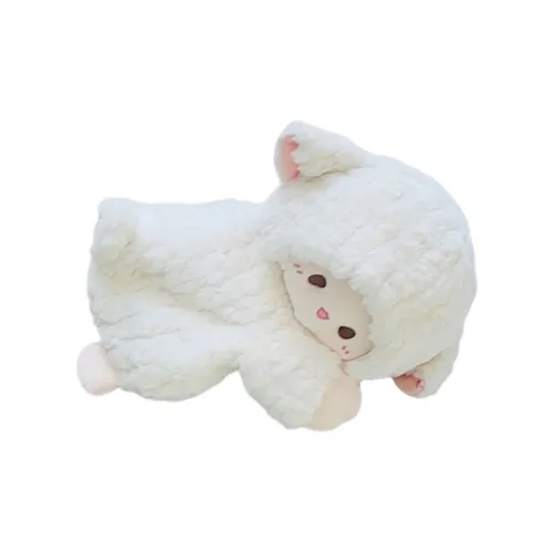 Holding bamboo Backpacks Little Lamb Plush Pouch - White