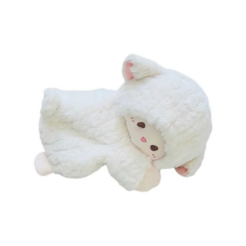 Holding Bamboo Polyester Backpack Large Size Unisex White-0