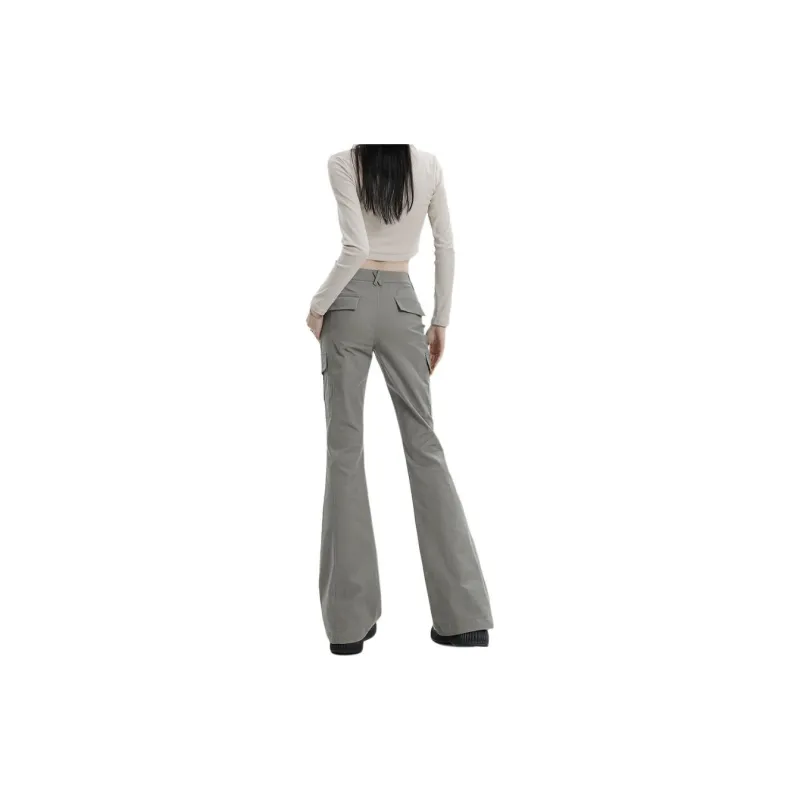 Kazakhstan Casual Pants Women's Khaki Green-1