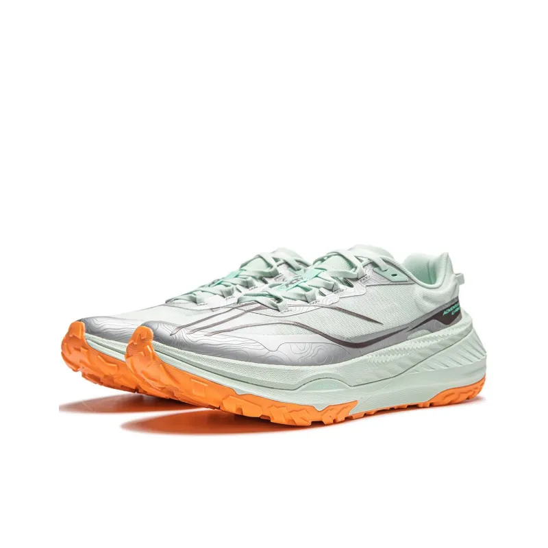 LINING Running Shoes Men Low Top Ice Cream Green/Silver-2