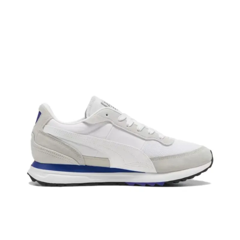 PUMA Road Rider Anti Slip Wear Resistant Low Top Casual Shoes Unisex White Gray-1