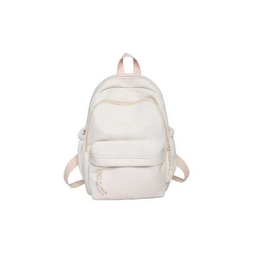 Cwatcun Nylon Backpack Regular Women's White/Pink/Black/Yellow/Green
