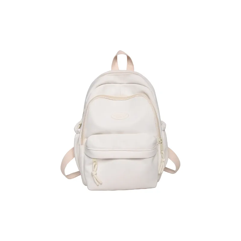 Cwatcun Nylon Backpack Regular Women's White/Pink/Black/Yellow/Green-0